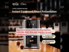 58 кг коммерческий автомат для продажи кофе Автоматический выбор черных напитков для удобства