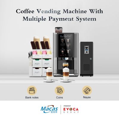 EVOACAS продает кофемашины для гостиничных киосков