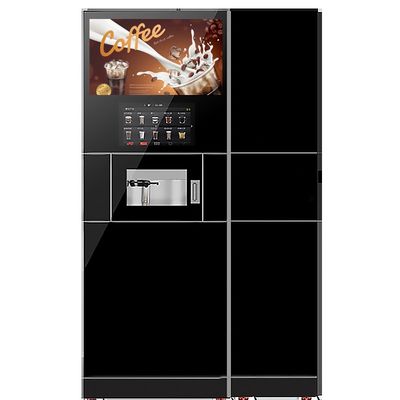2400W Office QR Code Монетное кафе с морозильной машиной