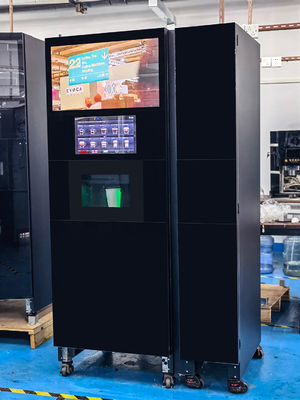 2400W Office QR Code Монетное кафе с морозильной машиной