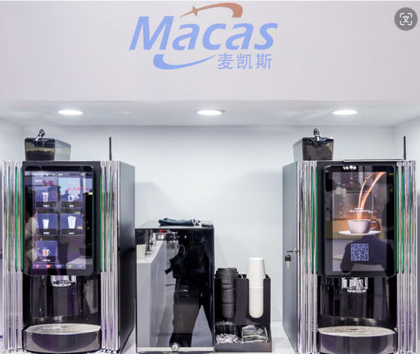 Высокопроизводительная машина для продажи кофе от бобов до чашек для офисных сценариев