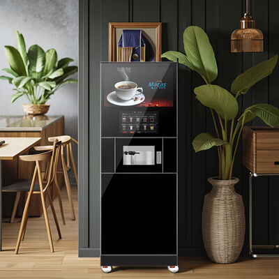 EVOACAS LE Коммерческий класс Нержавеющая сталь Энергосберегающий торговый автомат Эспрессо Автоматическое оборудование для горячего/холодного кофеварки